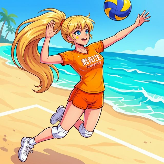 オーバーハンドサーブ